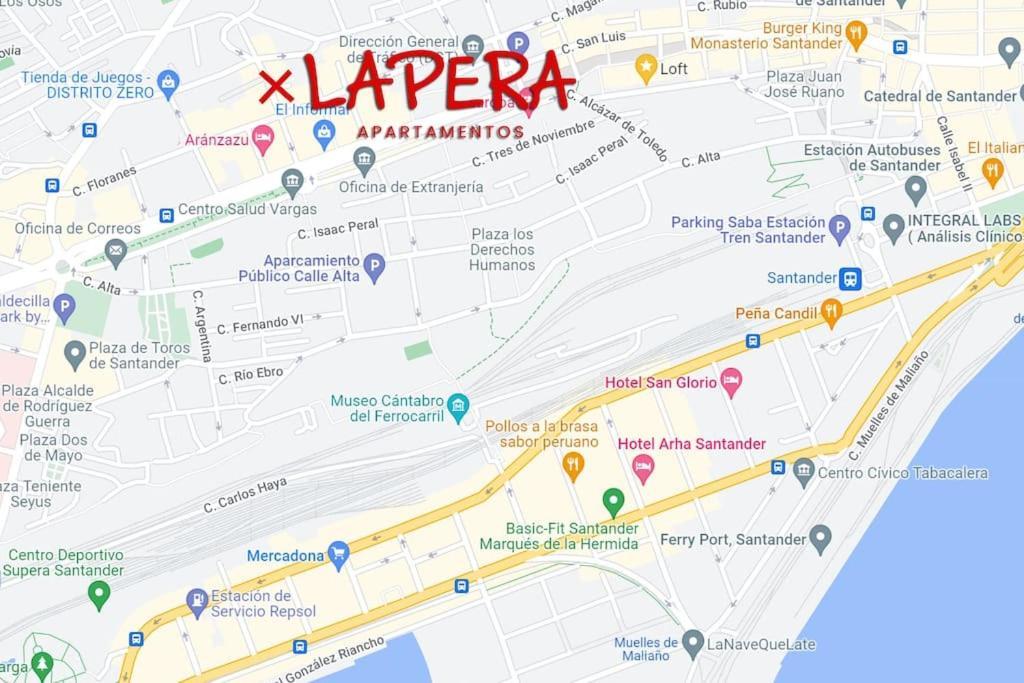 Alojamientos Turisticos Con Terraza En Santander Lapera Kültér fotó