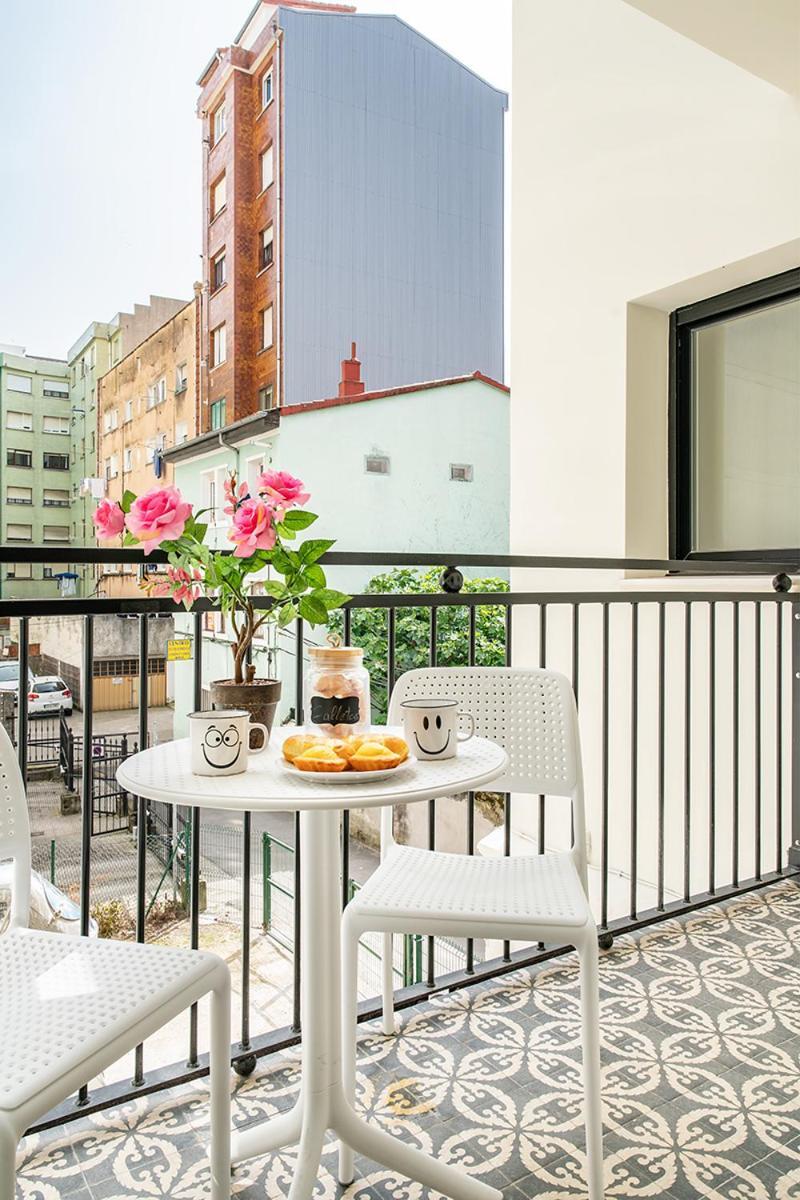 Alojamientos Turisticos Con Terraza En Santander Lapera Kültér fotó